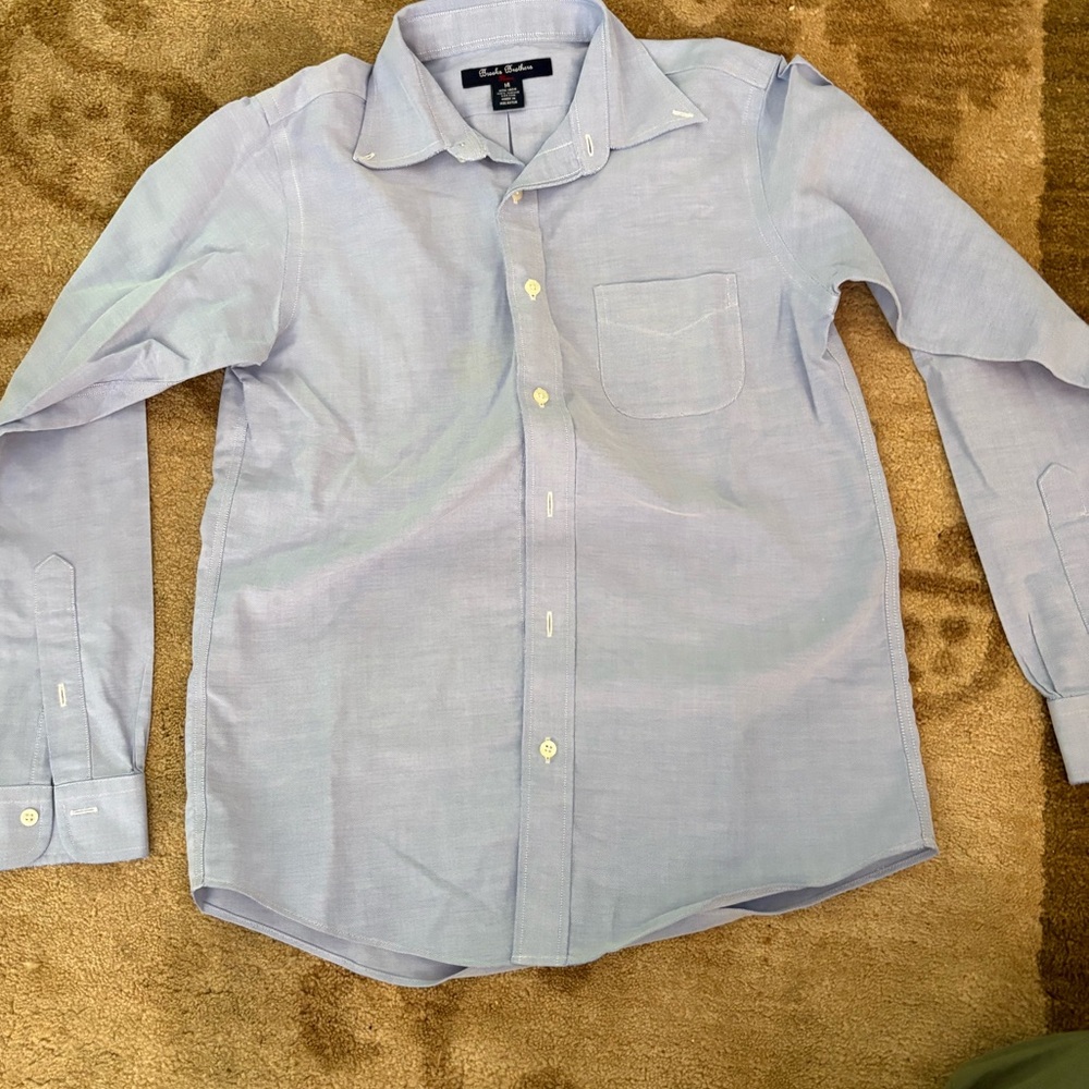 Brooks Brothers blue button down polo two quantity